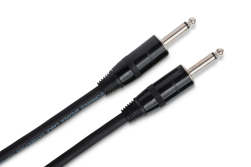 [AUSTRALIA] - Hosa SKJ-410 Pro Speaker Cable, REAN 1/4 Inch TS to Same, 10 Feet 10-Feet 