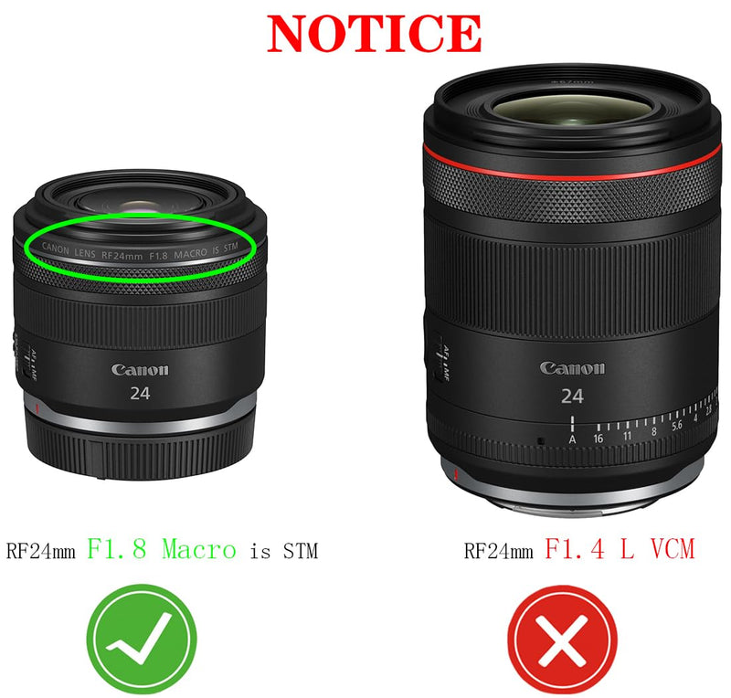 [AUSTRALIA] - EW-65B Lens Hood for Canon RF 24mm F1.8 Macro is STM Lens, EW65B Digital Tulip Flower 52mm Lens Hood 