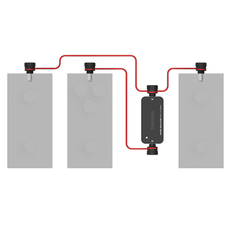 D'Addario Accessories XPND Noise Isolator - Guitar Pedal Noise Suppressor - Eliminates Noise with Analog or Digital Pedals in Daisy Chain