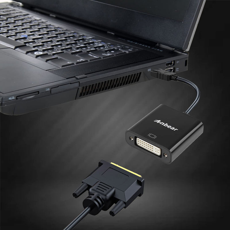 DisplayPort to DVI Adapter 10PACK, Display Port to DVI-D Adapter (Male to Female) Compatible with Computer,Desktop,Laptop,PC 10 Pack