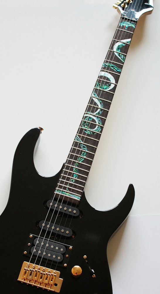 Jockomo Twisted Snake Guitar Inlay Sticker