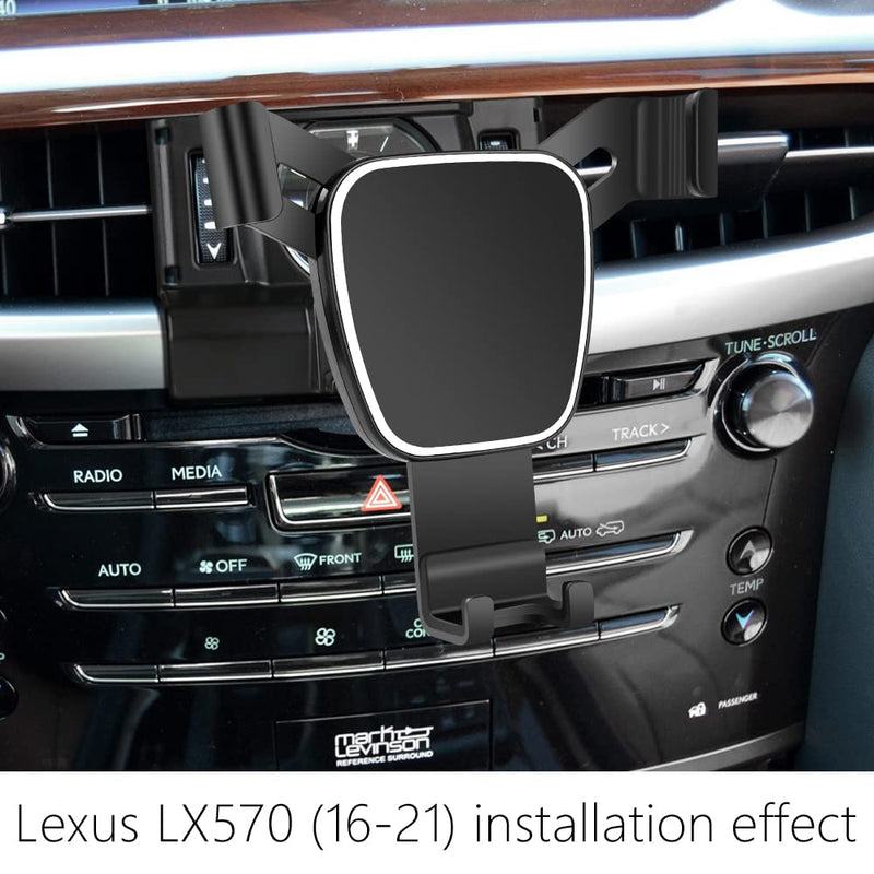 Car Phone Holder for Lexus LX 570 LX570 2016-2021 Auto Accessories Navigation Bracket Interior Decoration Mobile Cell Phone Mount for Lexus LX570 2016-2021
