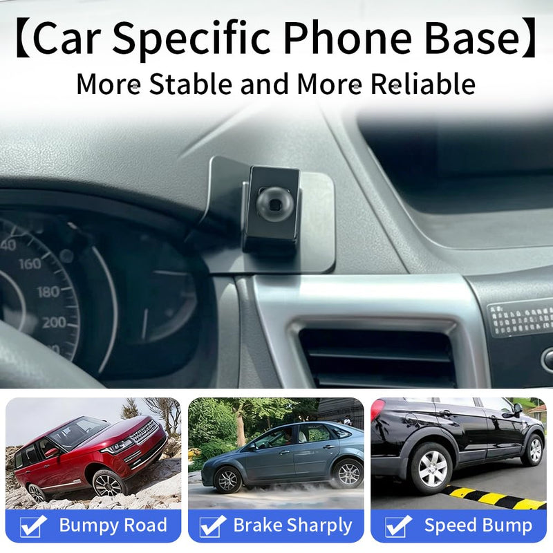 Car Phone Holder Mount for Honda CR-V CRV 2012-2016 Accessories | Magnetic Cellphone Stand, Cell Phones Navigation Charging Screen Cradles,Double 360°Rotation,for Magsafe Magnet Accessory