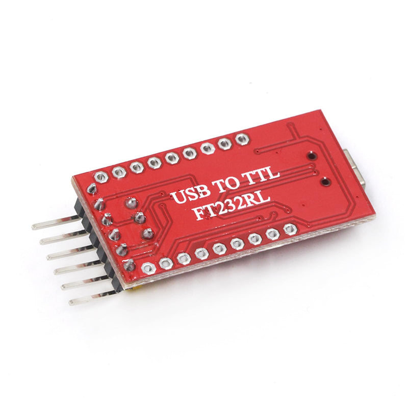 10-Pack FT232RL Mini USB to TTL Serial Converter | 3.3V/5.5V operating voltage, for serial communication and microcontroller programming projects
