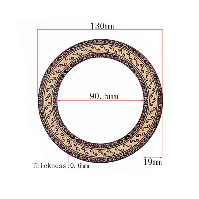 Artibetter Soundhole rosette decal sticker for acoustic classical guitar parts 90.5mm