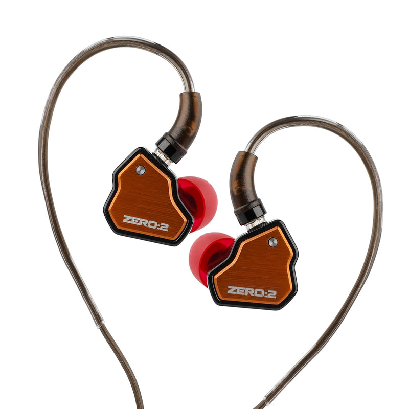 Linsoul 7Hz x Crinacle Zero:2 in Ear Monitor (Orange) Portable Earphone Case