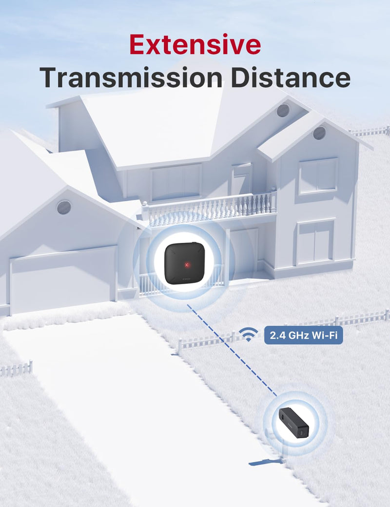 [AUSTRALIA] - X-Sense Smart Mailbox Alarm, Wireless Long Range Mailbox Alert, Mailbox Sensor with SBS50 Base Station for Delivered Mail, SMA11 