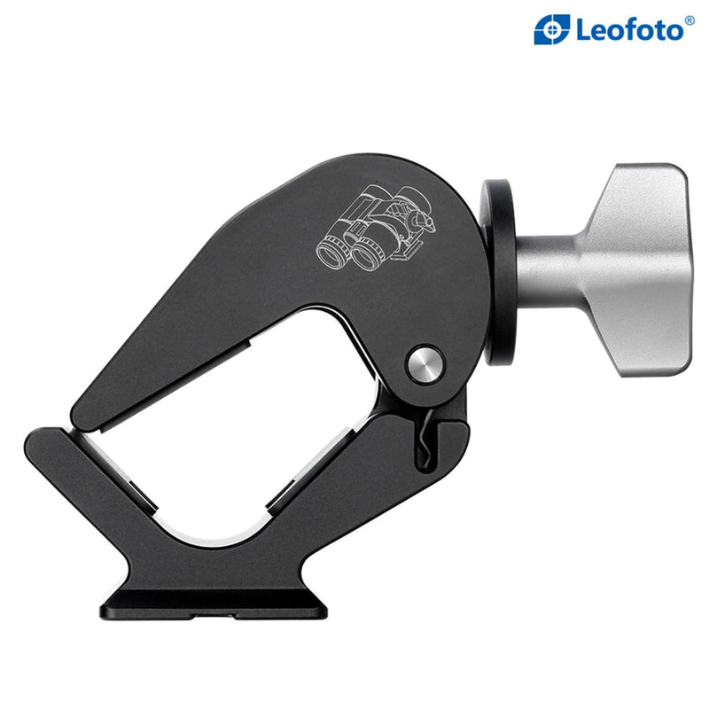 Leofoto BC-02 Binocular Adapter, for Diameter 28-60mm Binocular, 1/4" and 3/8" Mounting Thread, Arca Compatible