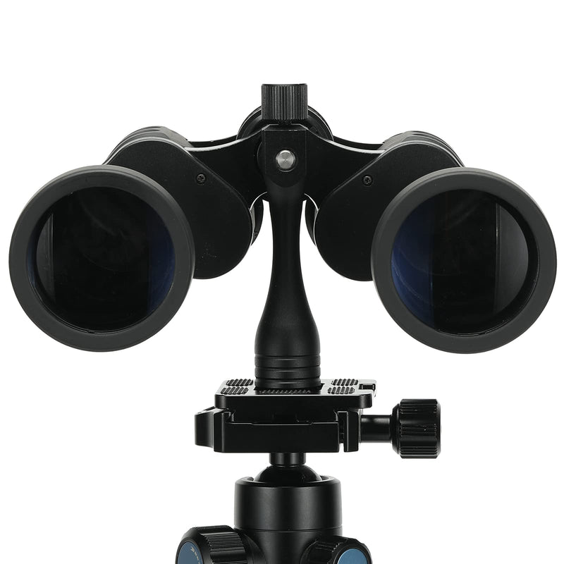 Binocular Tripod Adapter 1/4-20Inch Threading, Quick Release Adapter for Attaching Binoculars to a Tripod Detachable Mount（Black） Bino Tripod Adapter Zhongzhen Tripod Mount Adapter Connection screws X1