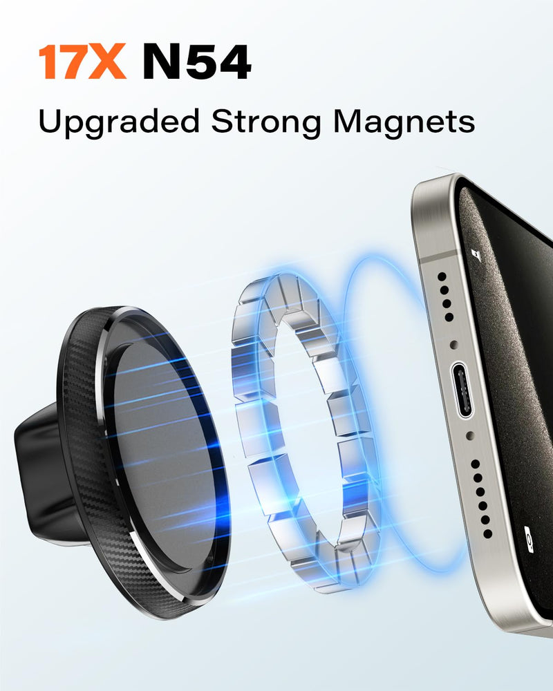 A2C Magnetic Gooseneck Gym Phone Holder for Treadmill Peloton Stroller Desk | Flexible Long Arm Phone Mount for iPhone MagSafe Samsung, Portable Fitness Accessories for Shopping, Home Gym Men Women Gifts