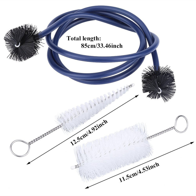 [AUSTRALIA] - Trumpet Bore Brush, Trumpet Brush Cleaning Kit Instrument Cleaning Snake Trumpet Mouthpiece Cleaner Musical Instrument Maintenance Care Accessory 
