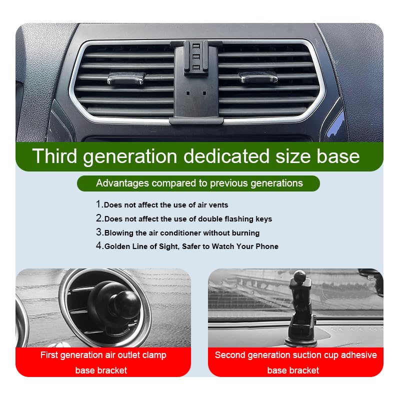 Car Phone Holder for Ford Explorer Auto Accessories [Only for 2011-2019 Explorer] [Auto Lock Hands Free Cell Phone Mount Car fits for iPhone & All Smartphones]