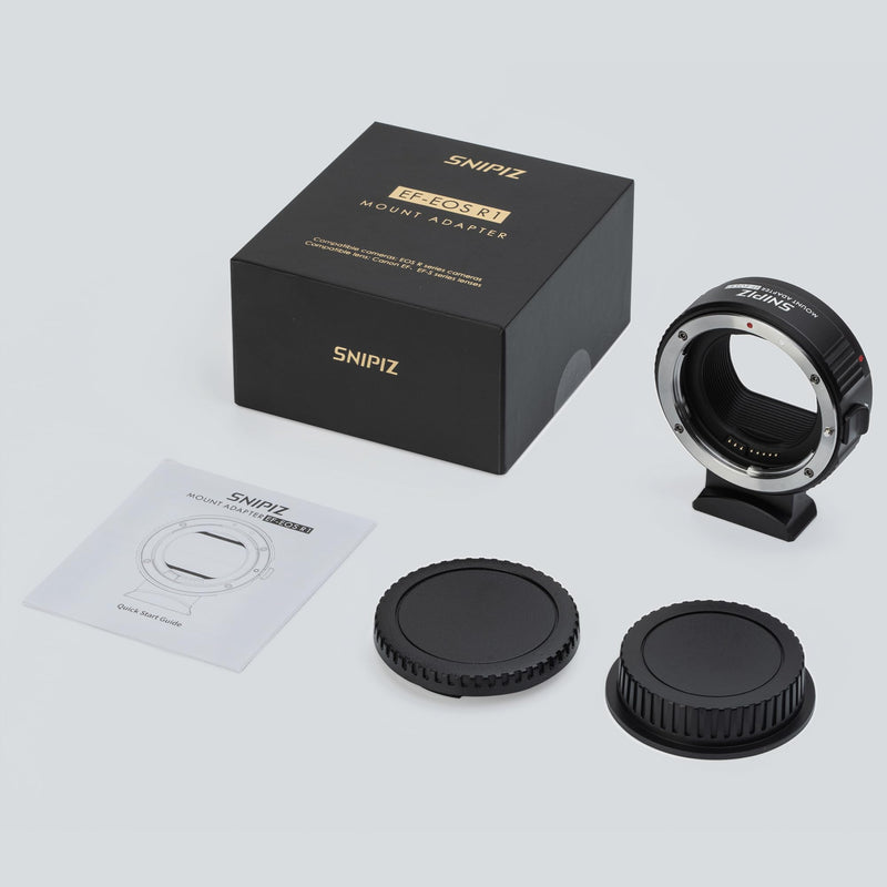 Lens Mount Adapter EF-EOS R Auto-Focus Lens Converter Compatible with Canon EF/EF-S Lens for Canon R Mount Camera EOS R, RP, R3, R5, R6, R6II, R7, R8, R10, R50, R100