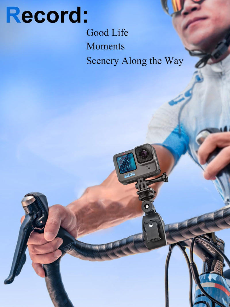 [AUSTRALIA] - Easy Installation Adjustable Crossbow Gun Scope Camera Clamp Mount with 1/4 Thread for Gopro Hero Session Fixation 