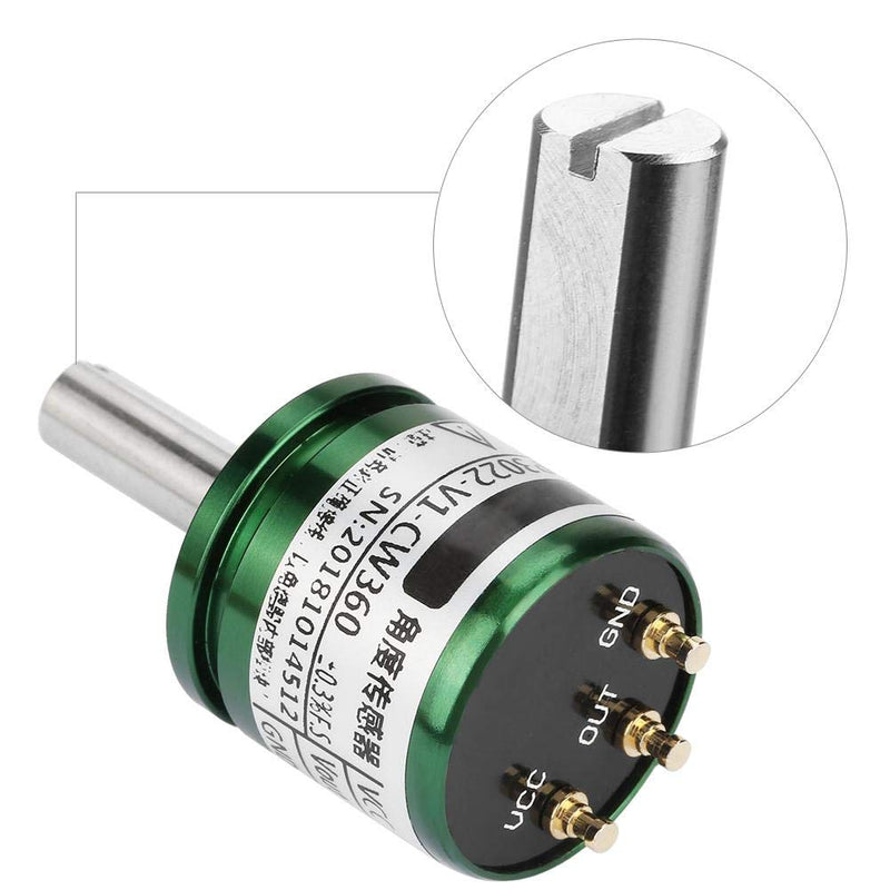 Telituny Rotatable Hall Sensor, Rotating Hall Angle Sensor 0-360 Degrees 0.088° Resolution, 12 Bit Rotating Hall Sensor Hall Effect Sensors, Hall Effect Position Sensor, 0-5V Output Full Circle