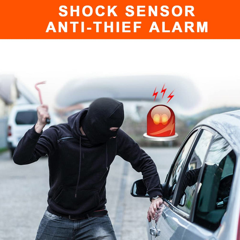 Car Alarm System with Remote Start & Push to Start Button | 3 in 1 Car Alarm : ① Car Keyless Entry Alarm System, ② Remote Engine Start Starter, ③ Push to Start Iginition Kit 1.without siren
