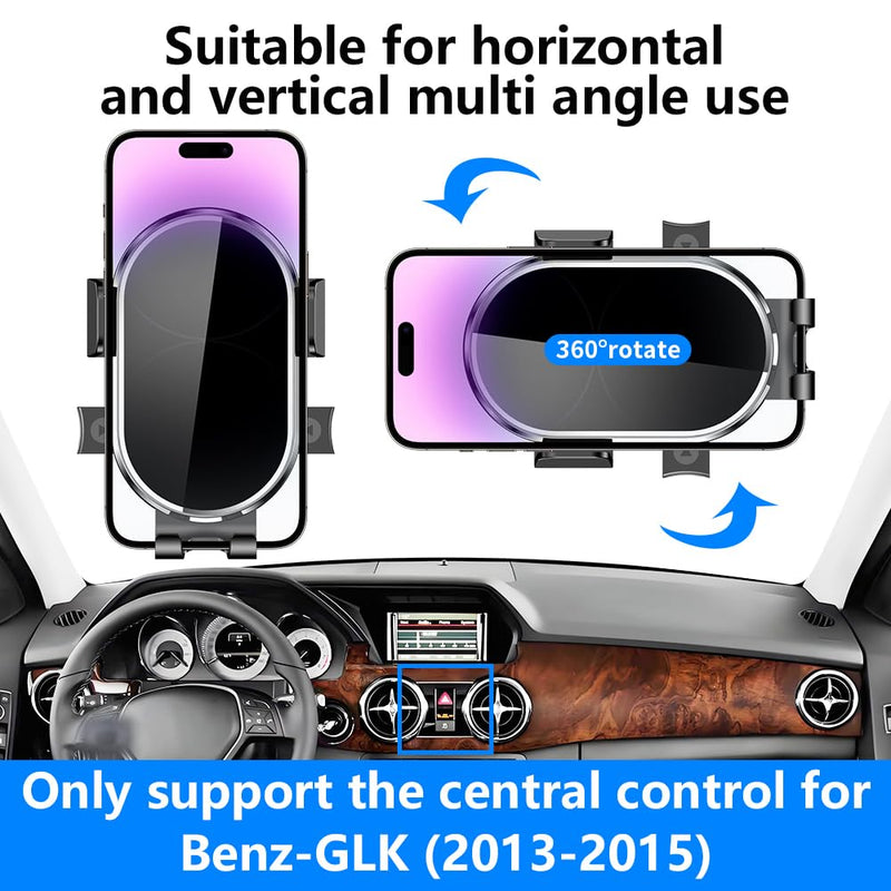 Car Phone Holder for Mercedes Benz GLK Class 2013 2014 2015 GLK350 GLK250 Auto Accessories Navigation Screen Bracket Interior Decoration Dashboard Cell Mobile Phone Mount Holders case Accessory for GLK 2013-2015