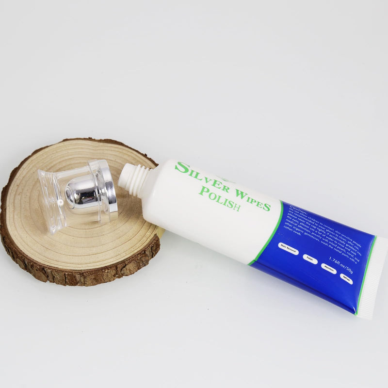 [AUSTRALIA] - Silver Wipe Polish Cleaner Removes Surface Oxidation Tarnish from Sterling Silver, Silver and Gold Jewellery and the Keys of Instruments for Flutes, Clarinets, Oboes, Bassoons, Trumpets,Silverware 