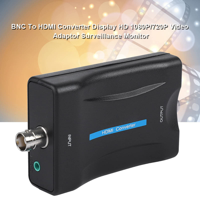 Ejoyous BNC to HDMI Converter, BNC to High Definition Multimedia Interface Adapter HD 1080P 720P Video Converter