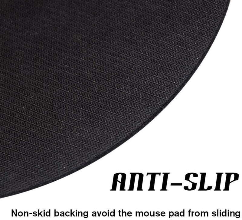 Butterfly Mouse Pad Round Non-Slip Rubber Mousepad Laptop Office Computer Decor Cute Desk Accessories Customized Design Mouse Pad Butterfly