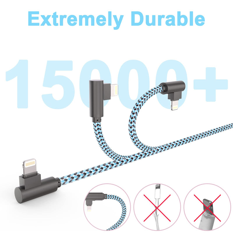 [AUSTRALIA] - iPhone Charger Cord Lightning Cable 10 ft 3 Pack iPhone Charging Cable Long iPhone 11 Charger 10ft [Apple Certified] Nylon Braided Fast Charging for 13 mini/13/12/11 Pro MAX/XR/XS/8/7/Plus/6S/SE/iPad… 