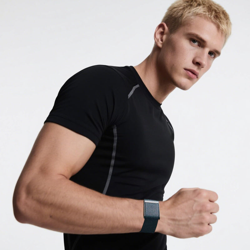 [AUSTRALIA] - Fitcent Adjustable SuperKnit Wristband Compatible with WHOOP 5.0 WHOOP MG LIFE, SuperKnit Bands with Stainless Steel U Shape for WHOOP LIFE ECG Starlight 