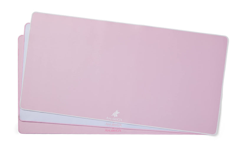 AnubisGX Series Pink Gaming Mouse Pad [4 Sizes/3 Colors] (Ext: 36x12), Pink Pad with Light Pink Stitching. Best Premium Waterproof Computer XL Desk Pad, Large Non-Slip Kawaii Mat Gamer Mousepad Extended (36 x 12) Pink/Pink