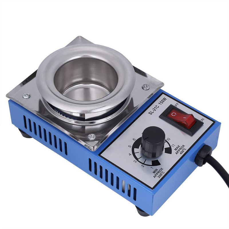 220V 150W Soldering Pot Soldering Soldering Pot Saldatore A Stagno Desoldering Bath 50mm St-21C 450 Degree Max