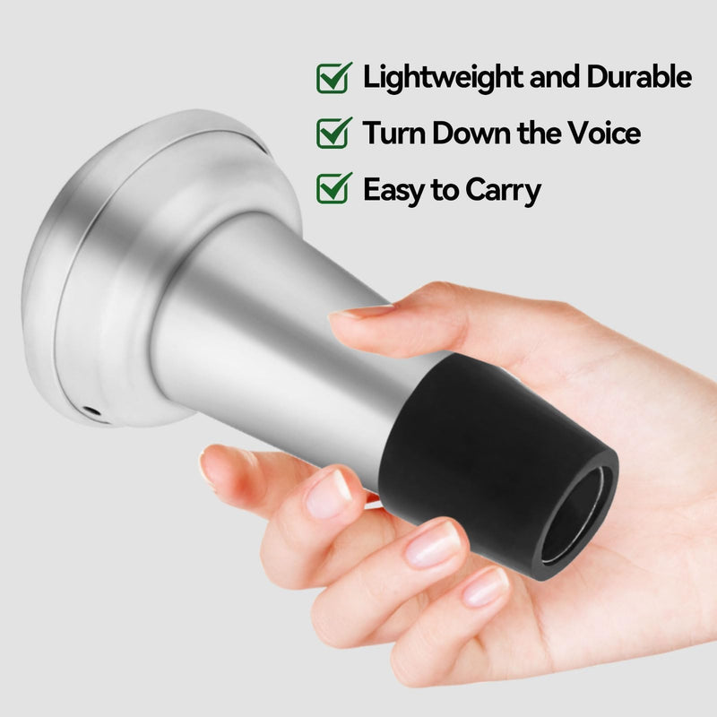 Trumpet Mute, Aluminum Trumpet Straight Mute, Pocket Trumpet Practice Mute Practice Mute Trumpet Muffler Silencer Trumpet Mutes Silencer for Jazz Classic,Beginners and Students