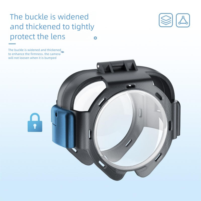 Insta 360 X5 Premium Glass Lens Guard Set for Insta360 X 5 X5 Protective Cover Case Cap Anti-fog Snap-on Protective Mirror