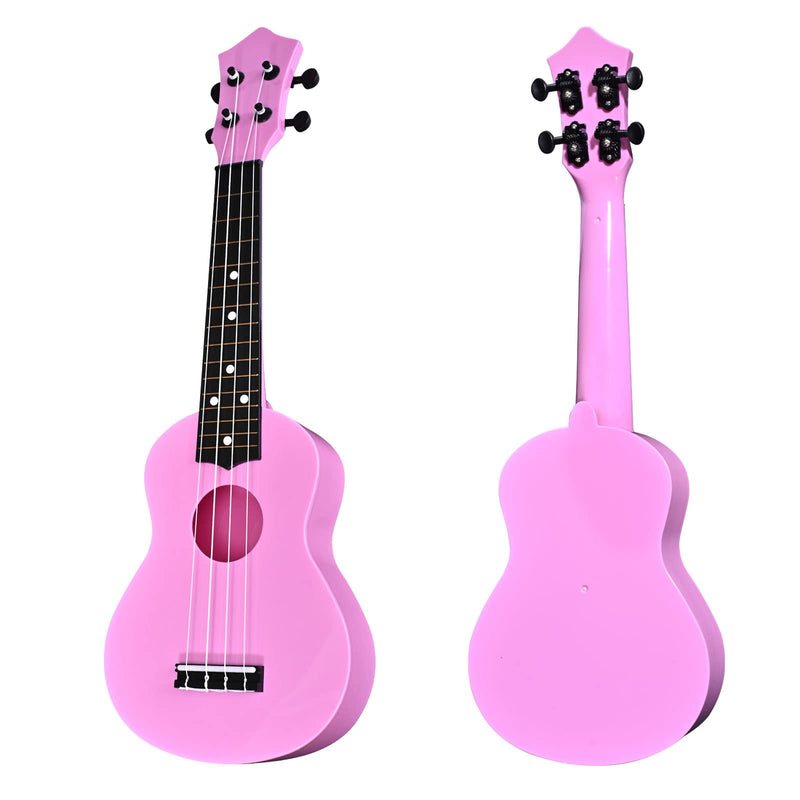 [AUSTRALIA] - Kids Ukulele 21 Inch Soprano Ukelele,Musical Instrument, Ukuleles for kid Beginners with Bag (Pink) Pink 