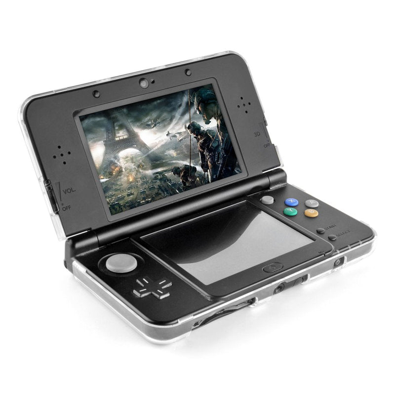 TNP Case Compatible with [ NEW Nintendo 3DS XL LL 2015 ] - Ultra Clear Crystal Transparent Hard Shell Protective Case Cover Skin for New Nintendo 3DS XL / 3DS LL 2015 [New Modified Hinge-less Design] New Nintendo 3DS XL (2015 Model)