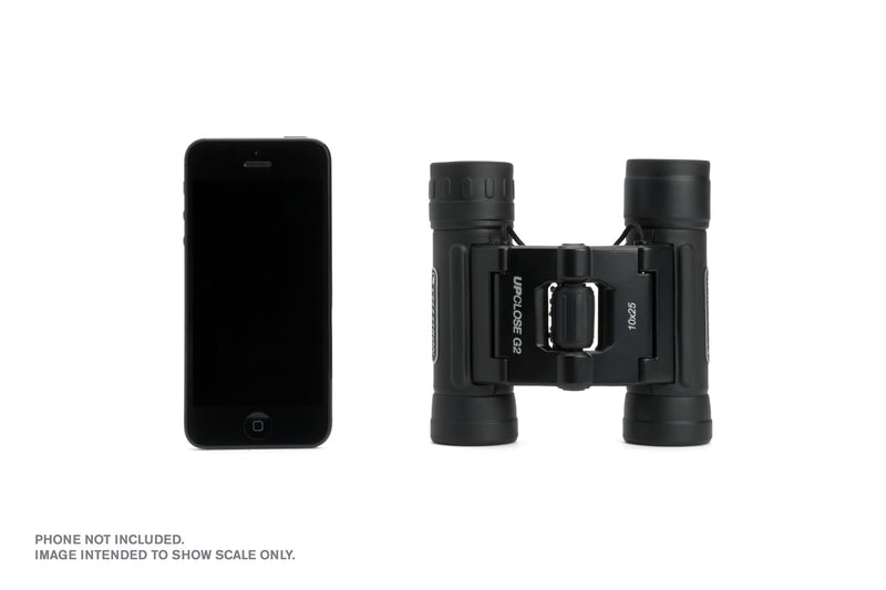 Celestron UpClose G2 10 x 25 Roof Binocular, Black