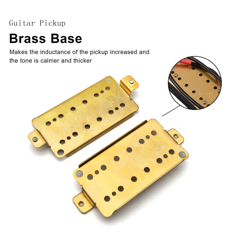 SAPHUE Electric Guitar Humbucker Pickups Double Coil Guitar Bridge Pickup & Neck Pickups Set (red) red