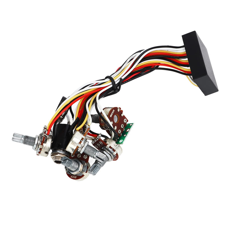 Bass Preamp Circuit, Amplified Pre Wired 3 Band Improve Sound Quality Preamp Circuit for Musical Instruments