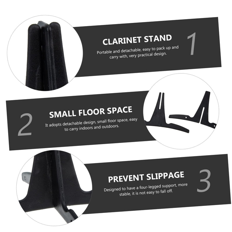 SUPVOX Clarinet Stand Desktop Stand Desktop Accessories Folding Bracket Soprano Sax Stand Cello Tail Rod Flute Stand Oboe Holder Stand Portable Clarinet Stand Clarinet Oboe Bracket Meter
