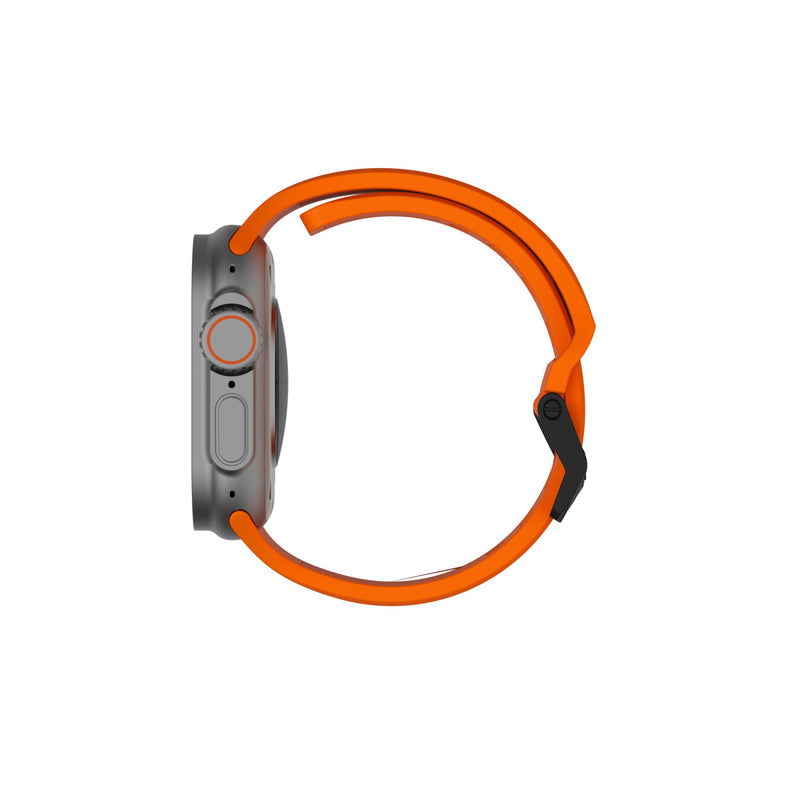 URBAN ARMOR GEAR UAG Compatible with Apple Watch Band 49/46/45/44mm & 42/41/40mm iWatch Series Ultra 3/Ultra 2/Ultra/4-11/SE3/SE2/SE Scout Watch Strap Orange Casual Solid