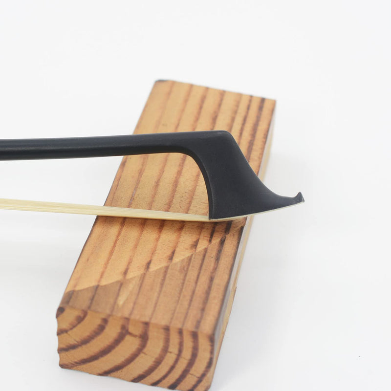 Carbon Fiber Cello Bow Natural Horsehair Unique Design with Ebony Fleur-de-Lis Frog White