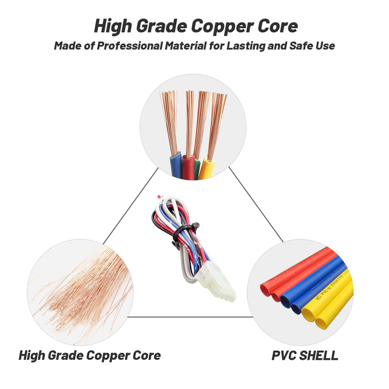 Car Audio Speaker Wire to RCA Line Output Converter, 2-Channel High to Low RCA Converter for Adding Amplifier Subwoofer to Stock Stereo