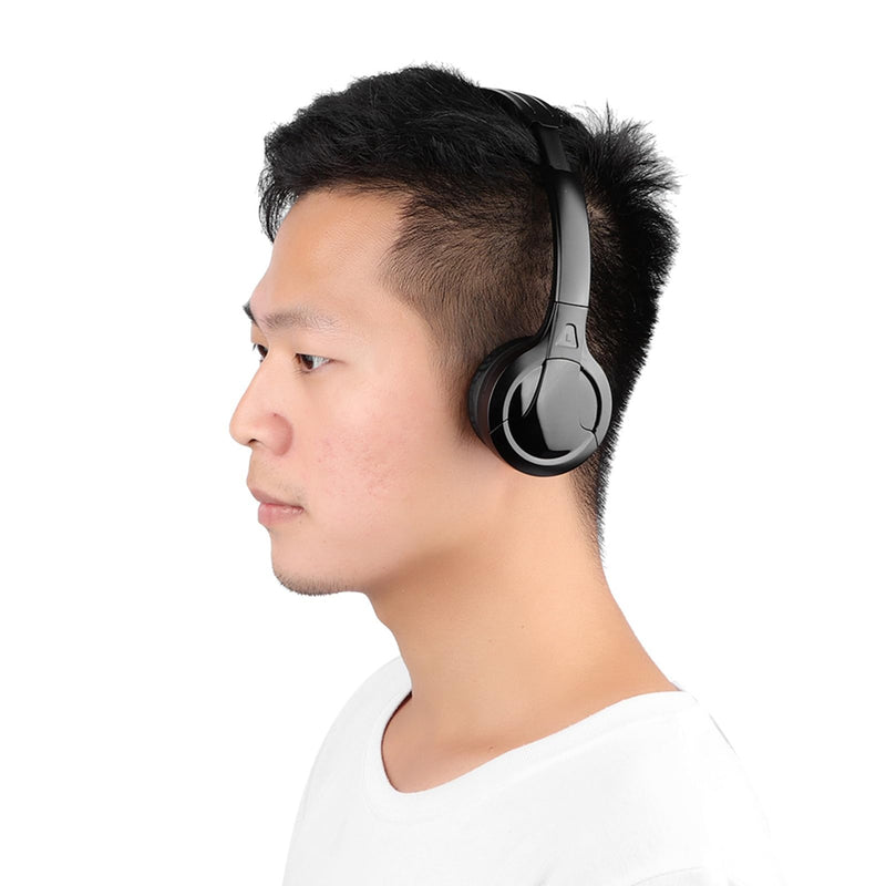 2 Channel Cordless Infrared Stereo Car Headrest Headphone Earphone, IR, Foldable Lightweight Design, Comfortable Fit, Auto Power Off, 2.8/3.8 MHz Channels