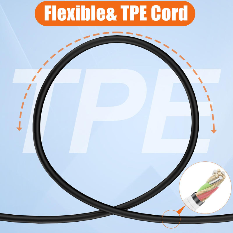 16FT Right Angle USB C Cable for Meta Oculus Quest 3 2 Pro Pico 4 VR Link Cable,USB 3.0 High Speed PC Data Transfer Long Extention Cord for Virtual Reality Headset to PC Steam Gaming Accessories Black