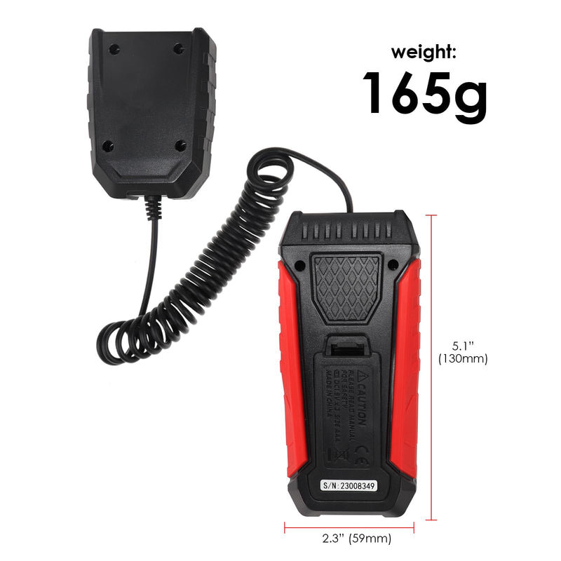 [AUSTRALIA] - Light Meter Digital Lux Meter Handheld Illuminance Light Meter with 360 Degree Rotating Sensor, 4 Digit LCD Display 0~200,000 Measurement Range Luxmeter Tester for Plants, Headlights, Home & Office 