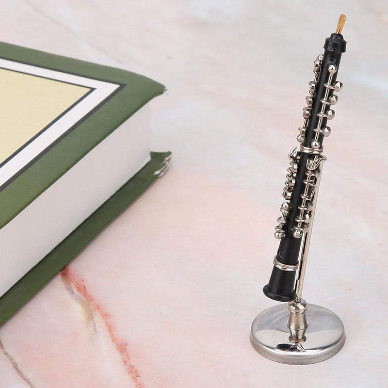 Mini Oboe Model Musical Instrument Miniature Decoration for Home Coffee Ornament