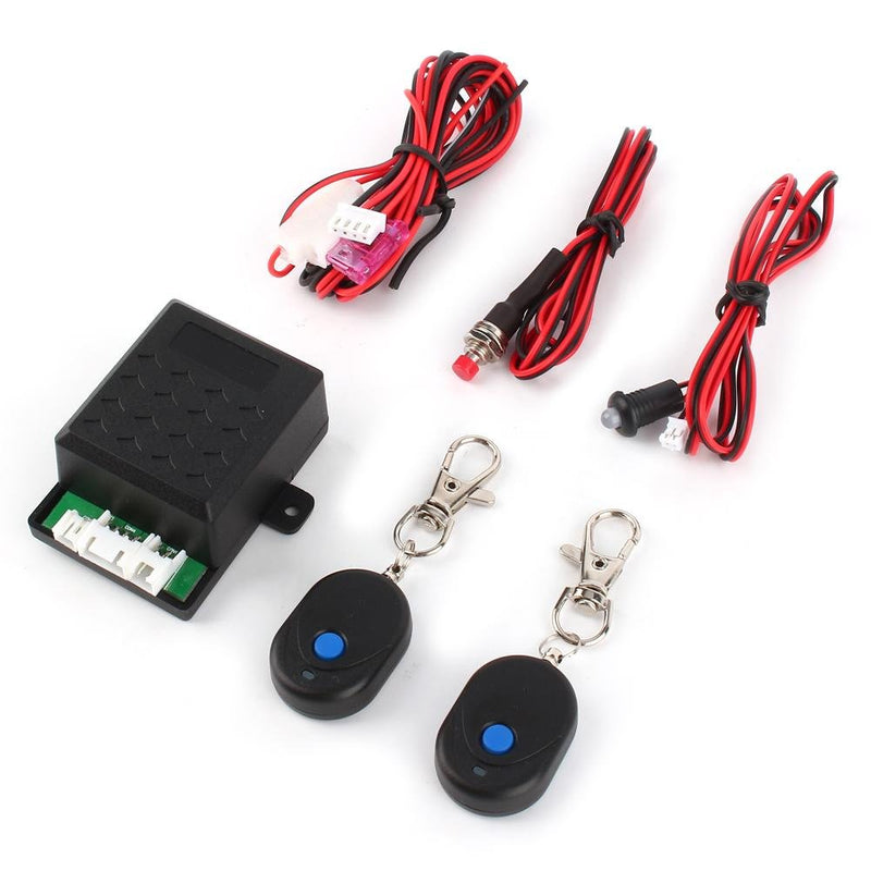 1 Set Universal Auto Car Remote Central Lock Immobilizer Alarm System Anti Theft Keyless Entry System with Remote Controllers