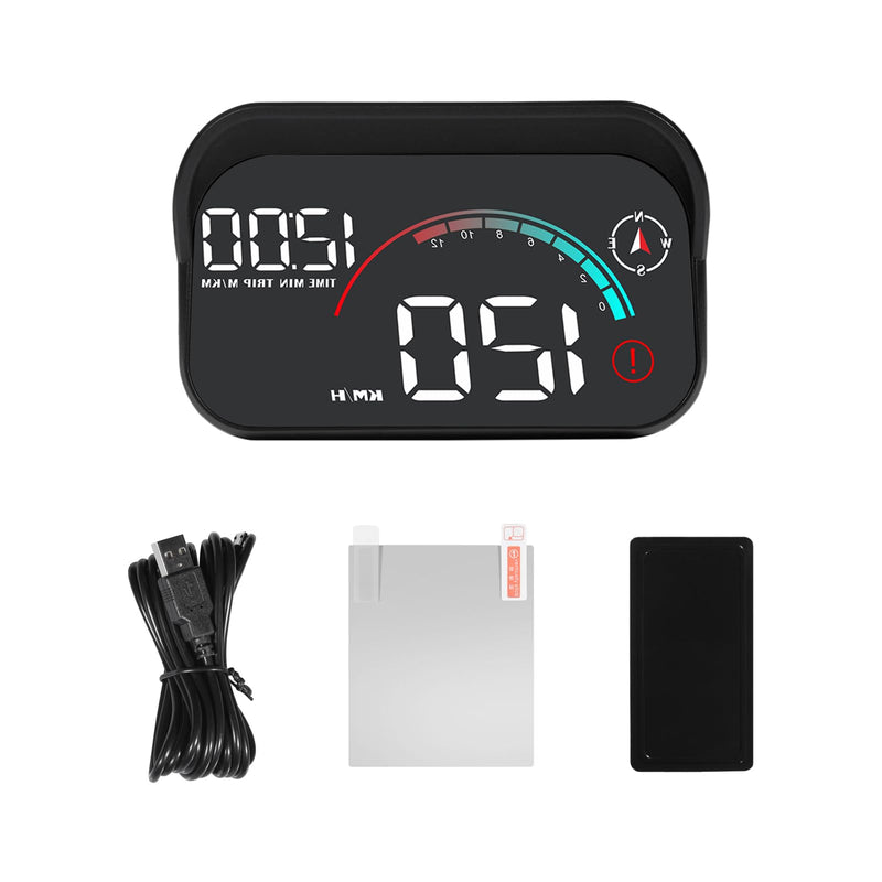[AUSTRALIA] - Windshield Speedometer Projector, Digital GPS Speedometer with Speed, Overspeed， Heads Up Display for Cars Suitable for All Vehicles 