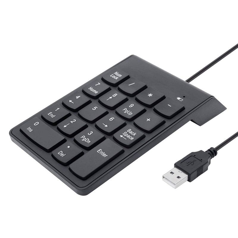 Numeric Keypad,USB Numeric Keypad,Kadaon USB 18 Key Number Numeric Keypad Keyboard for Laptop/Notebook PC Computer