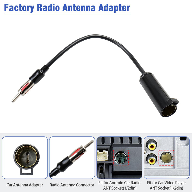 Radio Wiring Harness Kit for Nissan Altima Sentra Frontier Xterra Murano Quest Titan Pathfinder, Car Stereo Wire Harness Antenna Adapter Compatible with Infiniti Q45 G20 I30 QX4 10+6P Harness+Antenna for Nissan/Infiniti