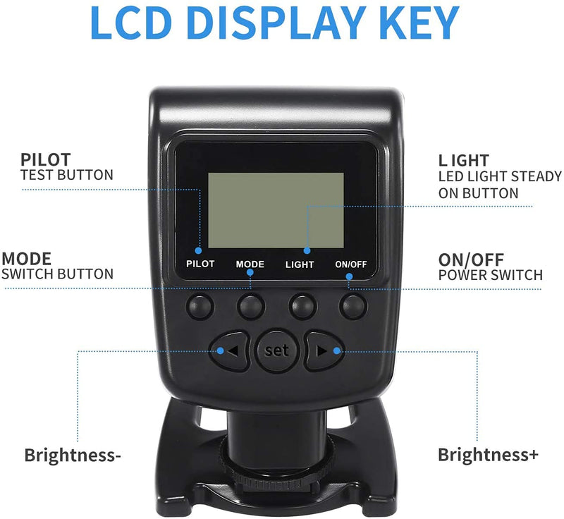 [AUSTRALIA] - Ring Flash, Emiral 48 Macro LED Flash Light with LCD Display Power Control, Adapter Rings and Flash Diffuser for Canon, Nikon DSLR Cameras 