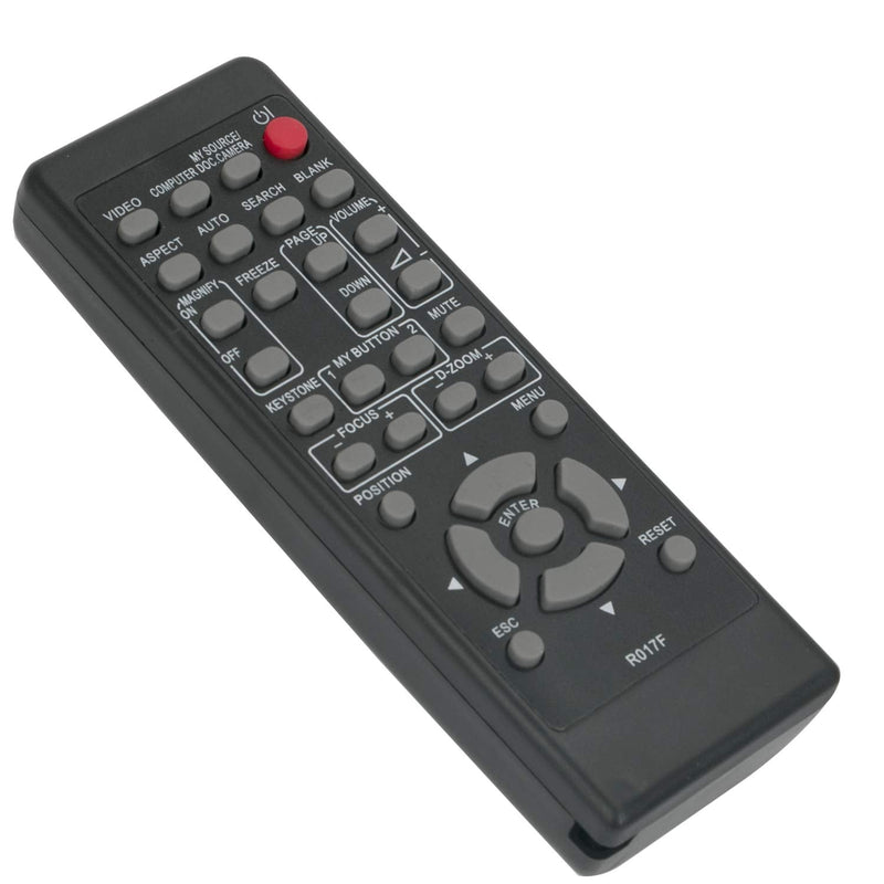 R017F Replacement Remote Control Compatible with Hitachi LED Projector CP-A302WN CP-AW2519N CP-AW312WN CP-D27WN CP-D32WN CP-DW25WN CP-EW250N CP-X3021WN CP-X3030WN CP-W251NM CP-X4015WN CP-A221NM