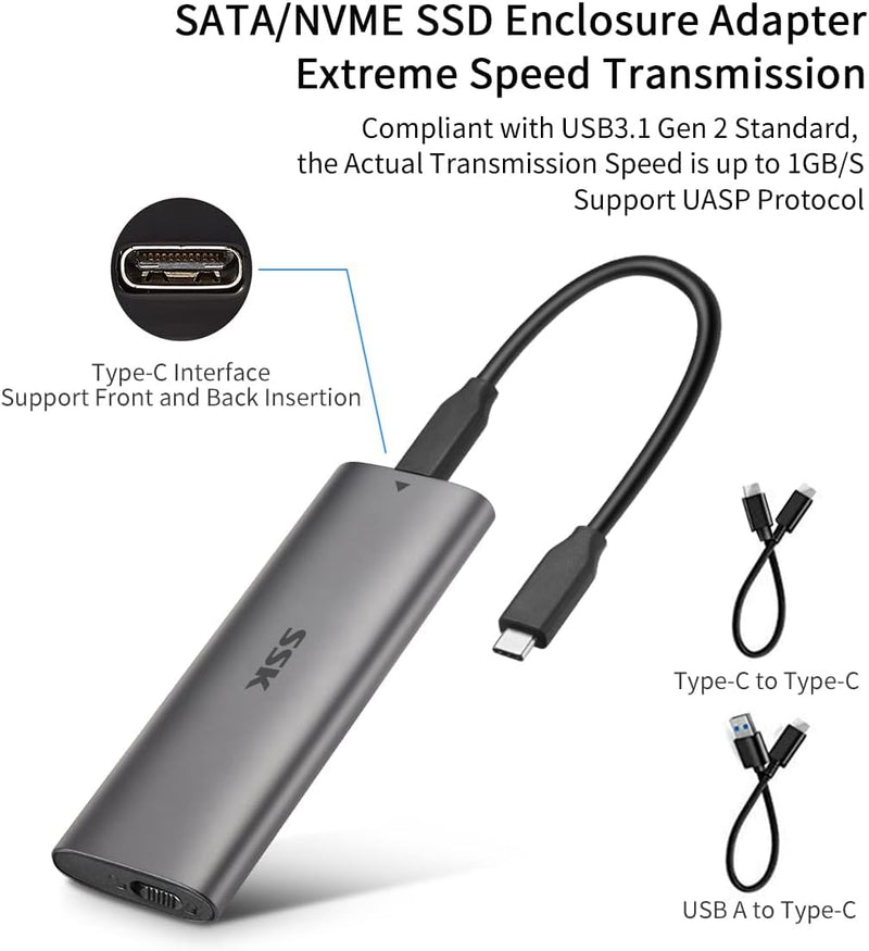 HDD Dock+ M.2 Enclosure Bundle